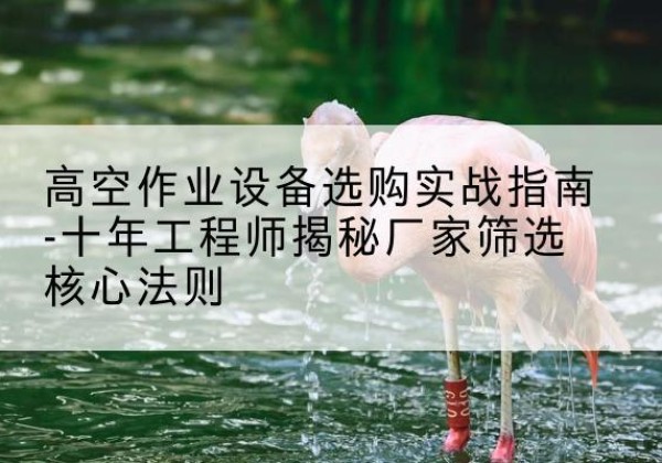 陇川剪叉式升降机厂家-高空作业设备选购实战指南-十年工程师揭秘厂家筛选核心法则